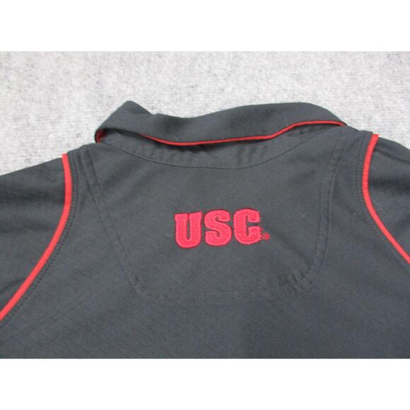 USC Trojans Shirt Mens XL Black Red Nike Dri Fit Polo NCAA College Football - Picture 15 of 16